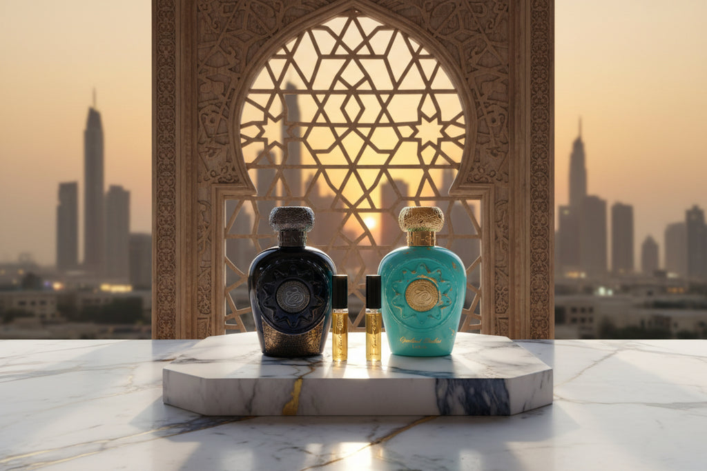Lattafa Opulent Dubai & Blue Oud Elixir